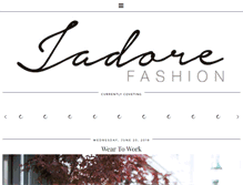 Tablet Screenshot of jadore-fashion.com